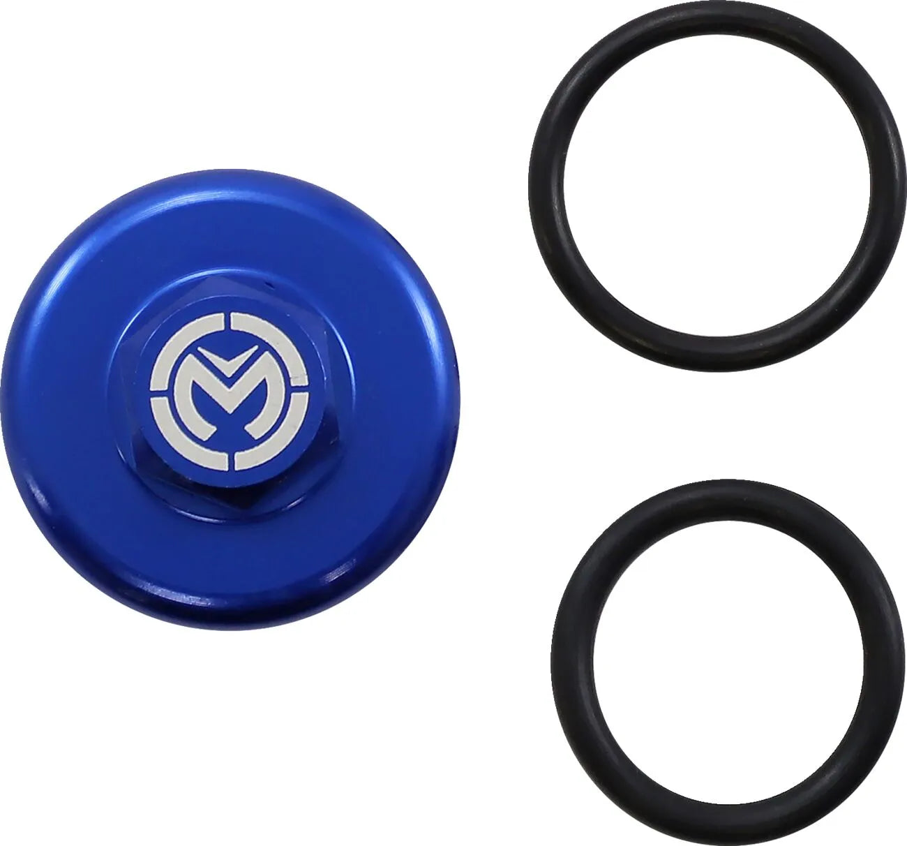 Moose Offroad Blue Anodized Billet Aluminum Oil Cap