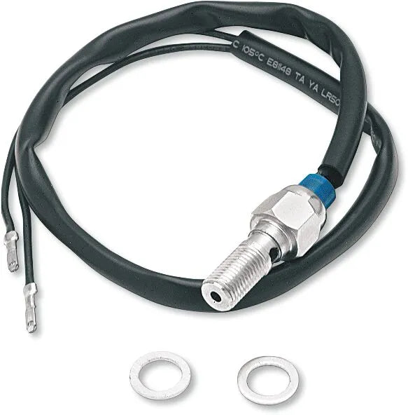 K&s Hydraulic Brake Light Switch - Chrome Finish