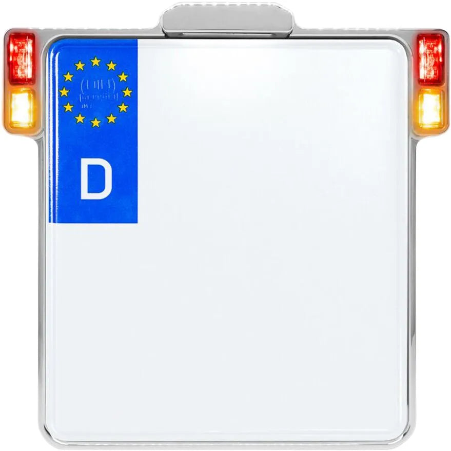 Heinz Bikes All-in-one 2.0 License Plate Holder - Chrome