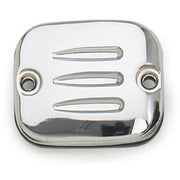 MCS Cover h/b master cyl - grooved - chr