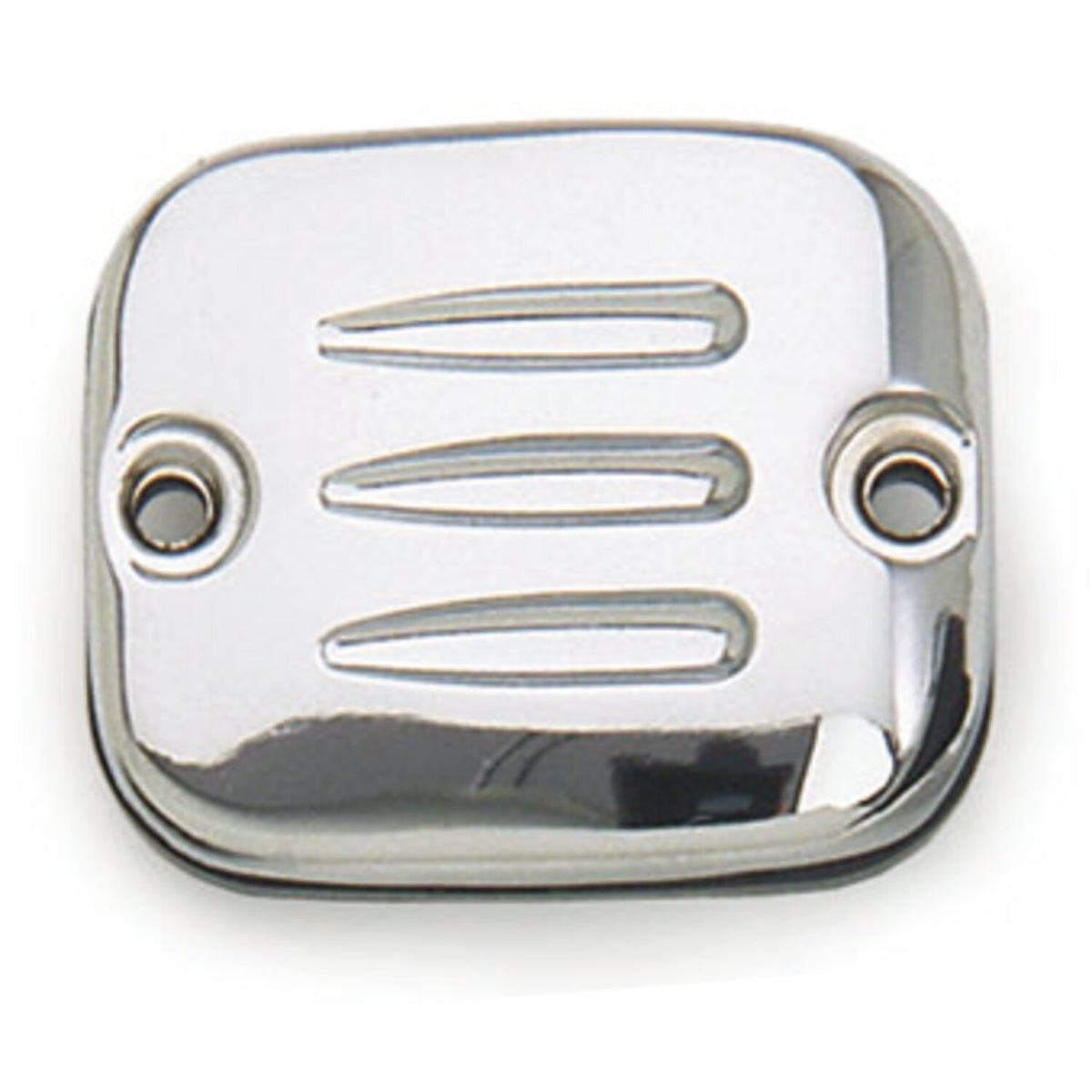MCS Cover h/b master cyl - grooved - chr