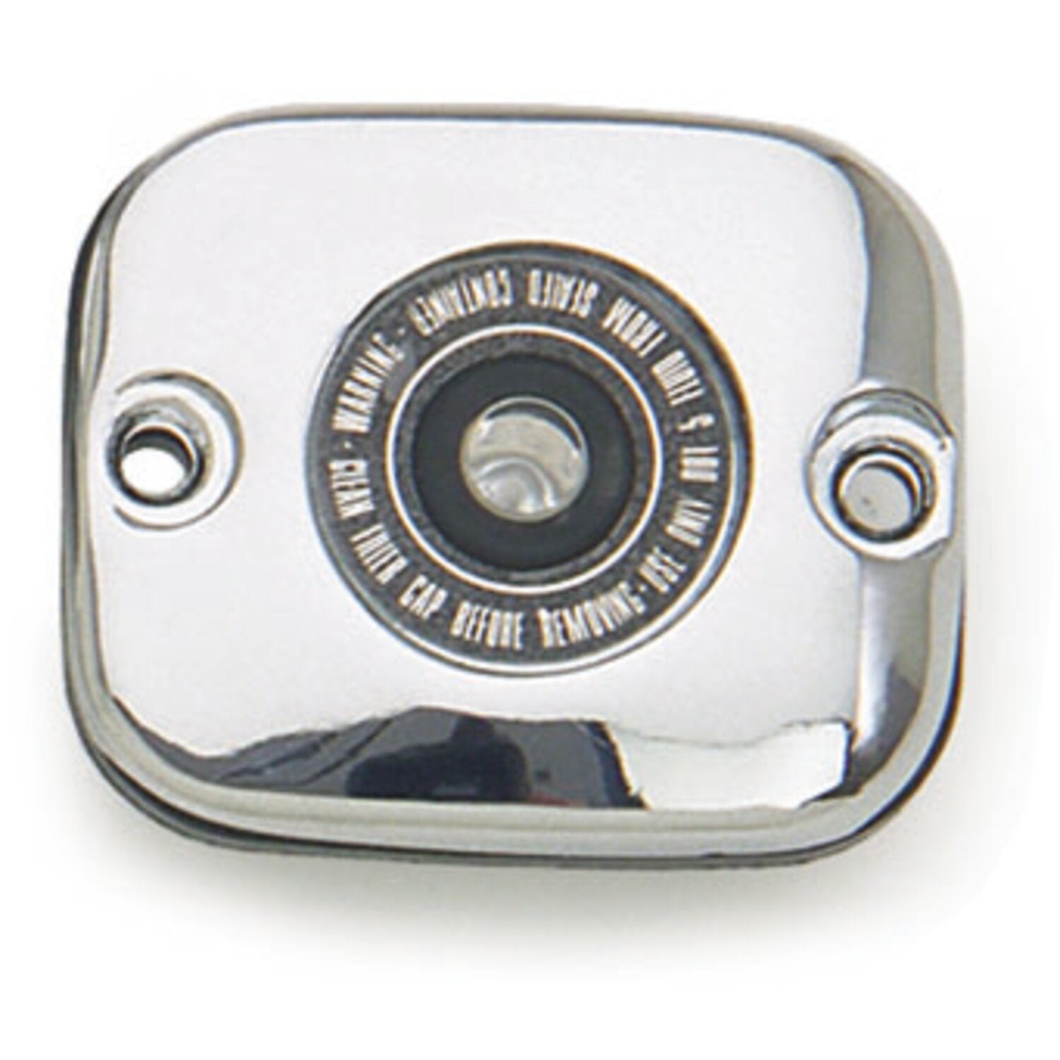 MCS Cover h/b master cyl - Chrome - sight glas