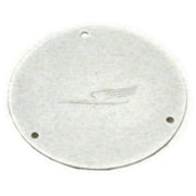 Paughco derby cover - Chrome - Bird embossed