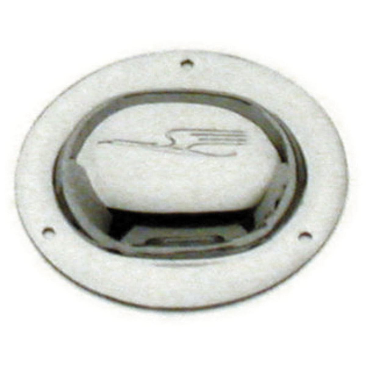 Paughco derby cover - Chrome - Vintage bird embossed emblem
