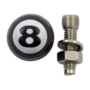 Trik Topz Eight Ball license plate mounts - Black
