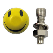 Trik Topz license plate mounts Smiley yellow