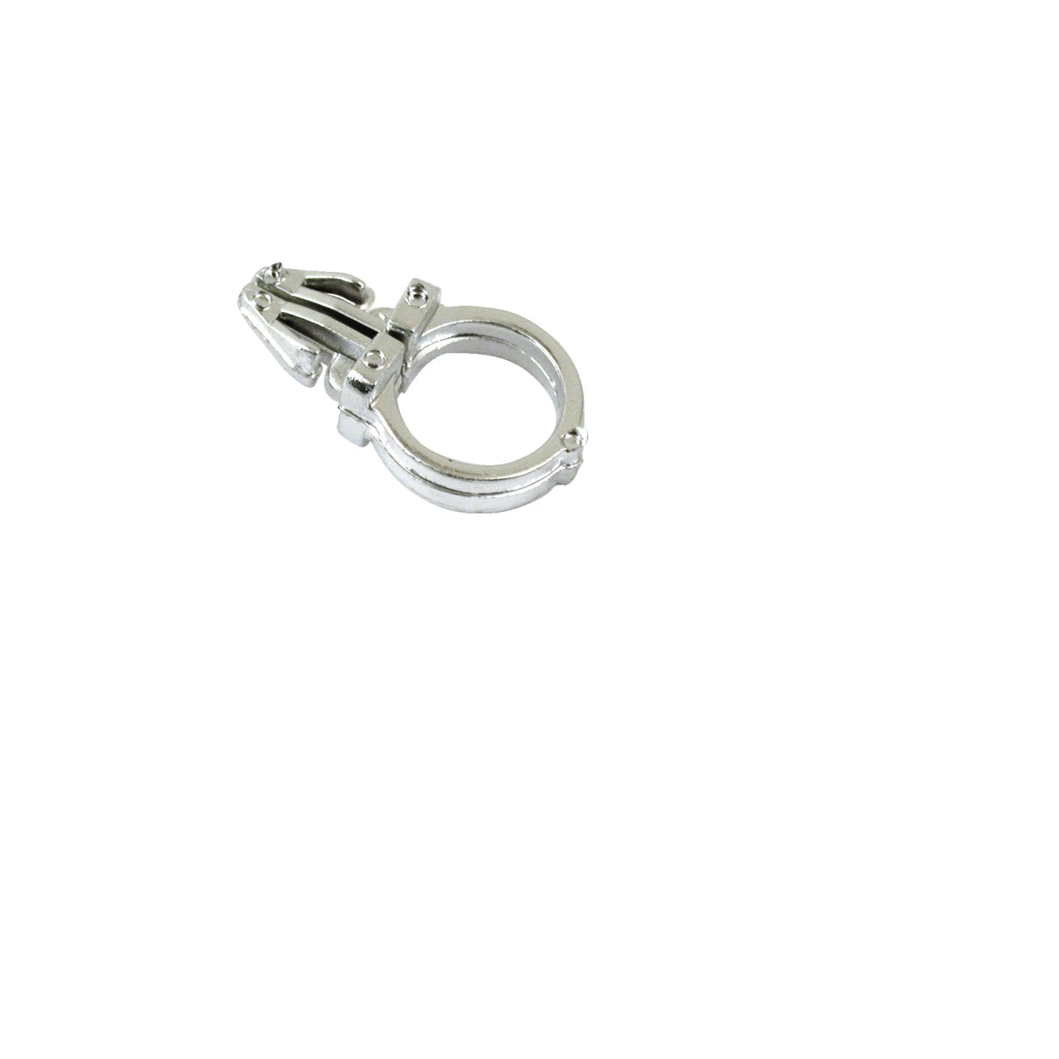MCS Chrome handlebar wire clips