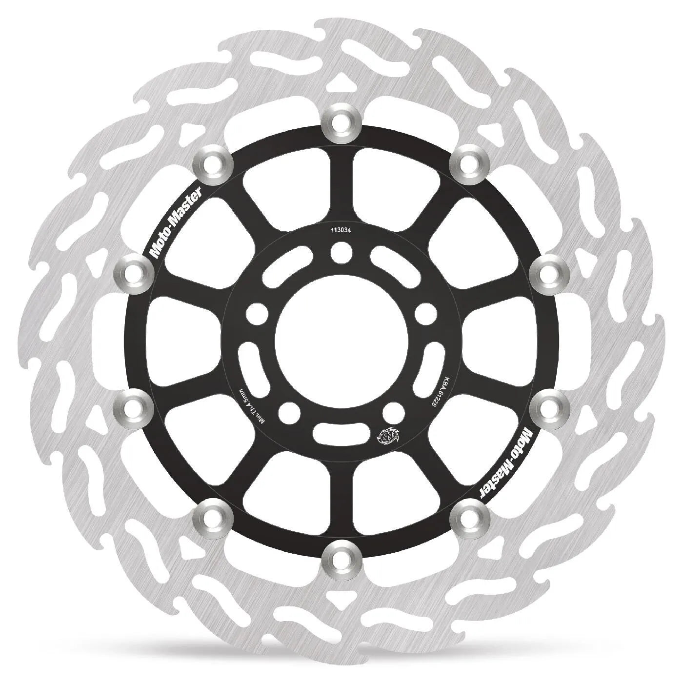 Moto-master Flame Series Flydende Bremse Rotor - Foran