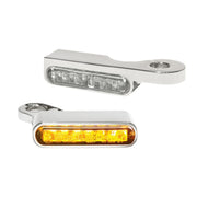 Heinz Bikes Led Handlebar Turn Signals - Chrome