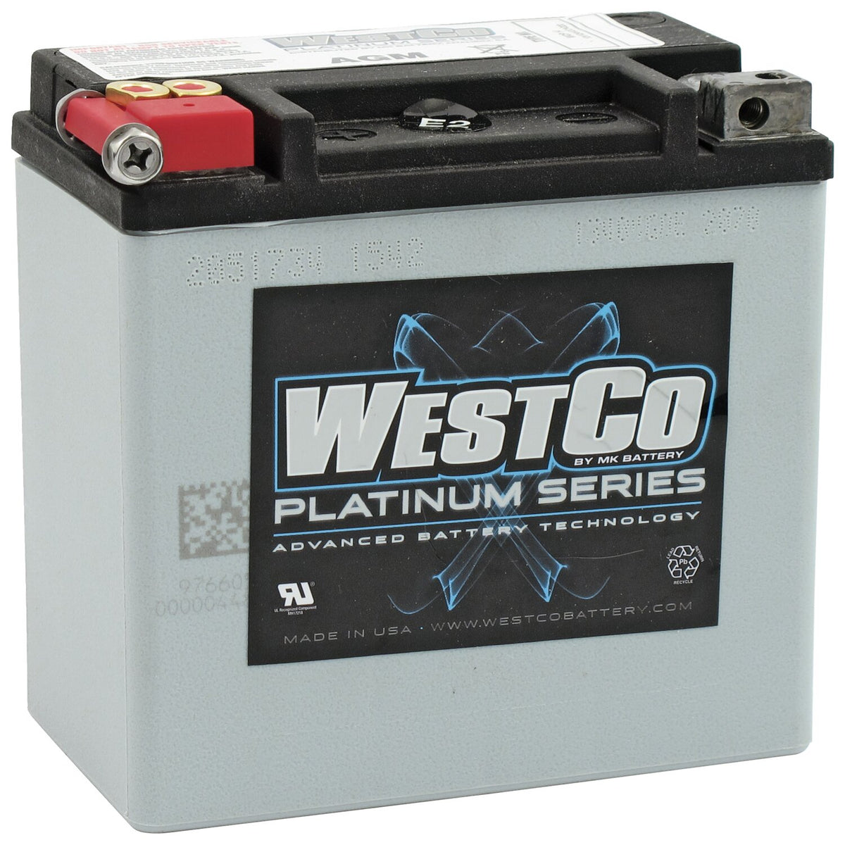 Westco sealed AGM battery - 12V 12Ah 220CCA