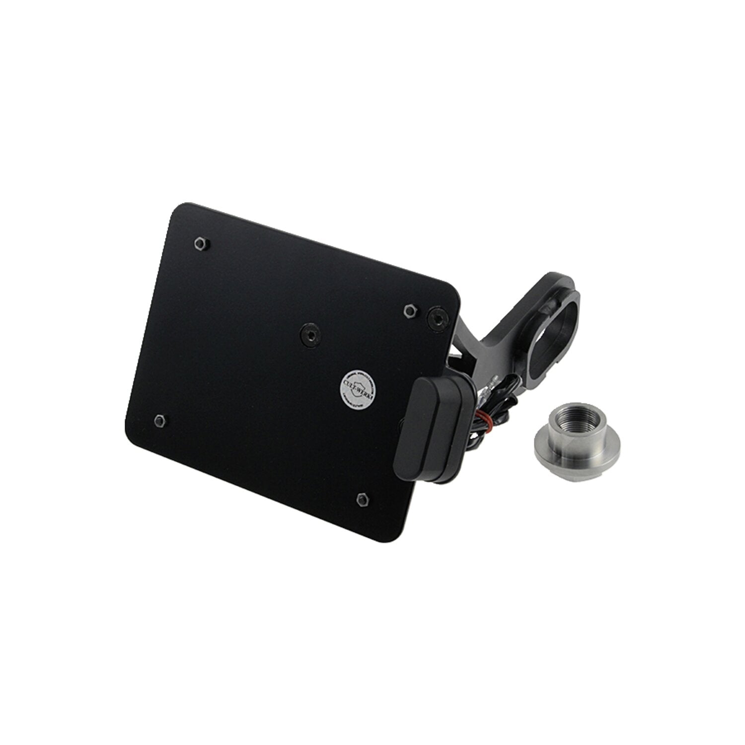 Cult-Werk side mount license plate bracket - Switzerland