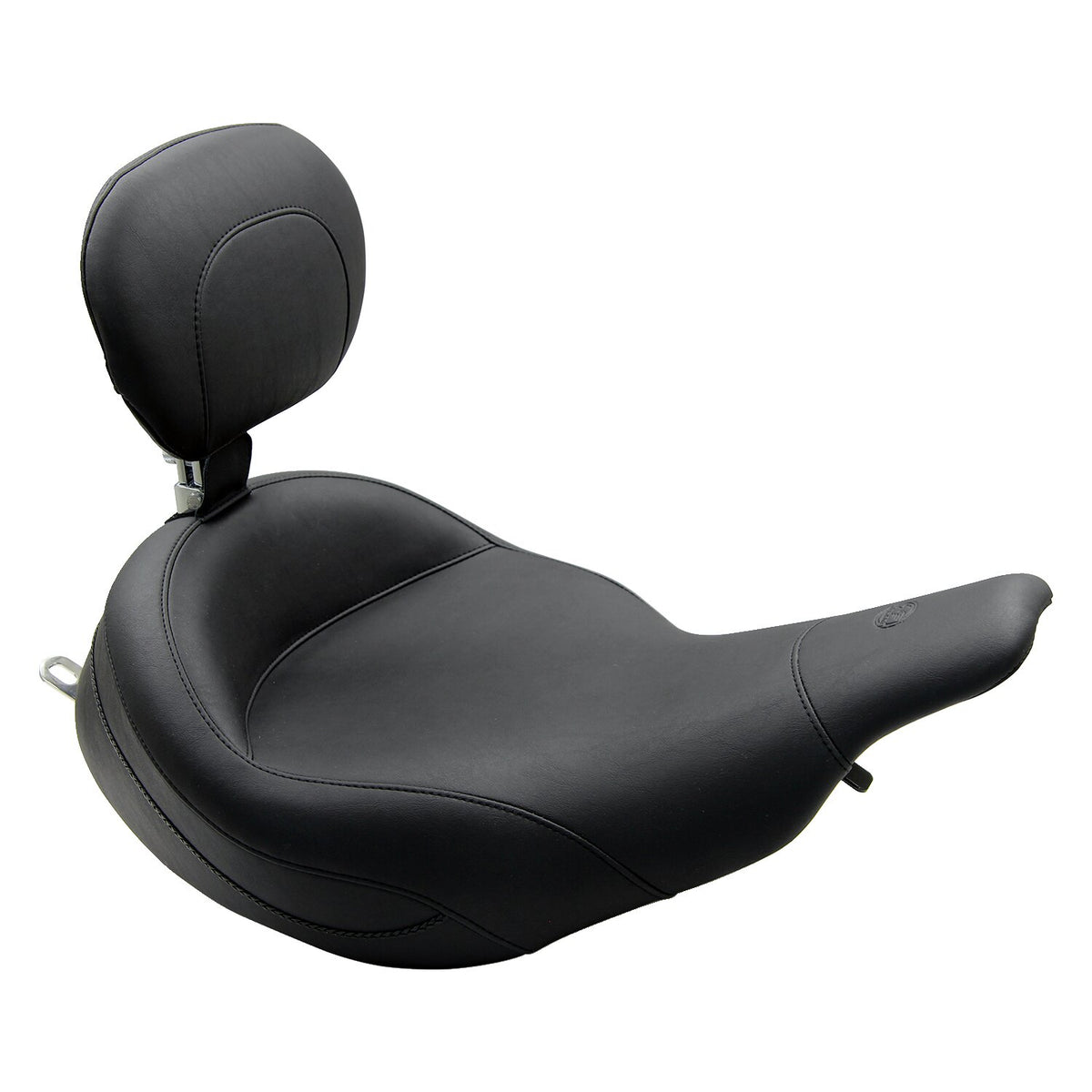 Mustang Super Touring solo seat - With rider backrest