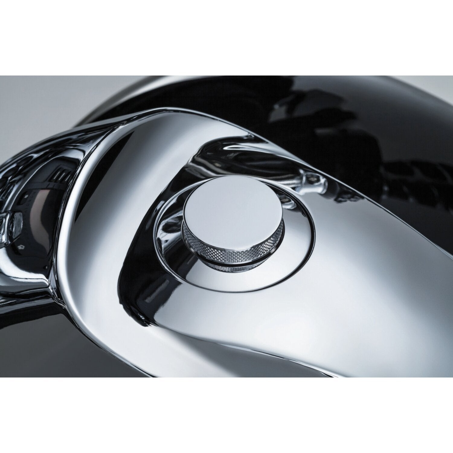 Kuryakyn flush mount Pop-Up gas cap - Chrome