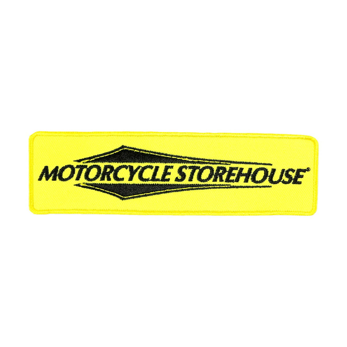 MCS Motorcycle storehouse logo patch - Yellow