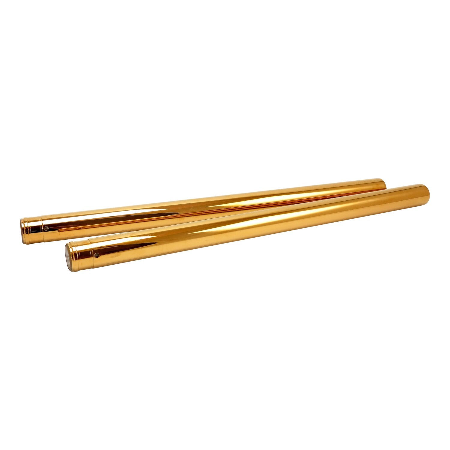 Custom Cycle Engineering Eng - 39mm fork tubes TNC Gold - 28-1/4" OAL