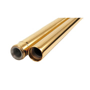 Custom Cycle Engineering Eng - 39mm fork tubes TNC Gold - 28-1/4" OAL