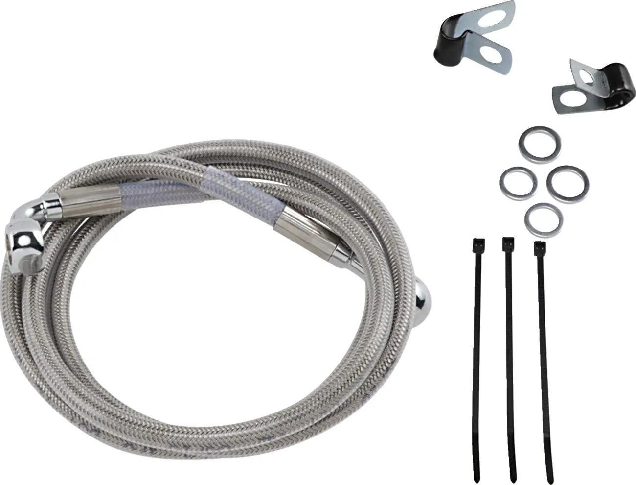 Drag Specialties Forlænget Bremse Slange Kit 46 Tommer