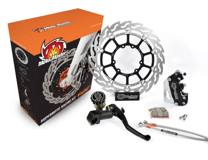 Moto-Master Supermoto Racing Kit 320mm Flame Disc for Triumph TF