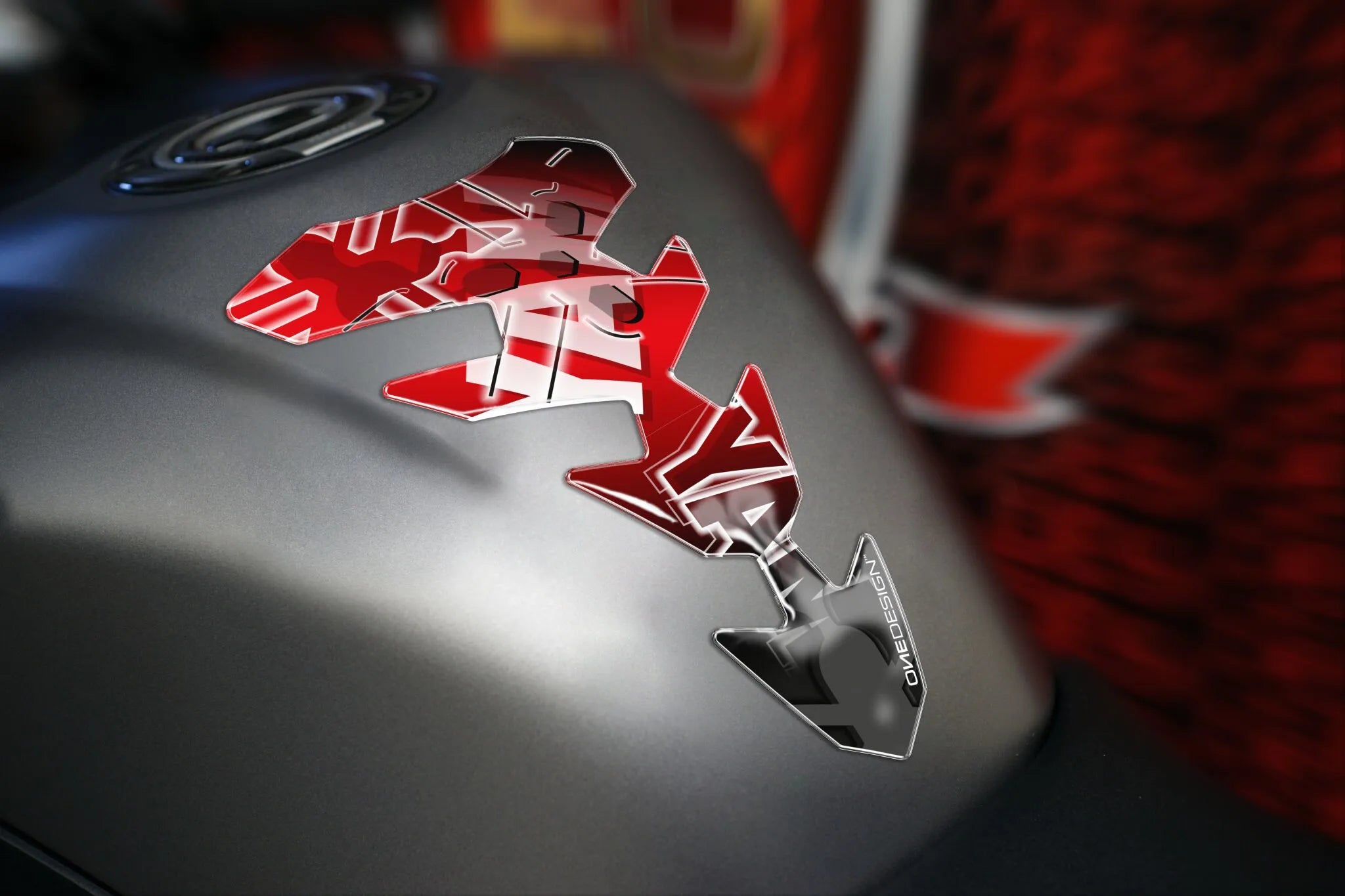 Onedesign Resin Tank Pad For Sport, Touring & Road Bikes