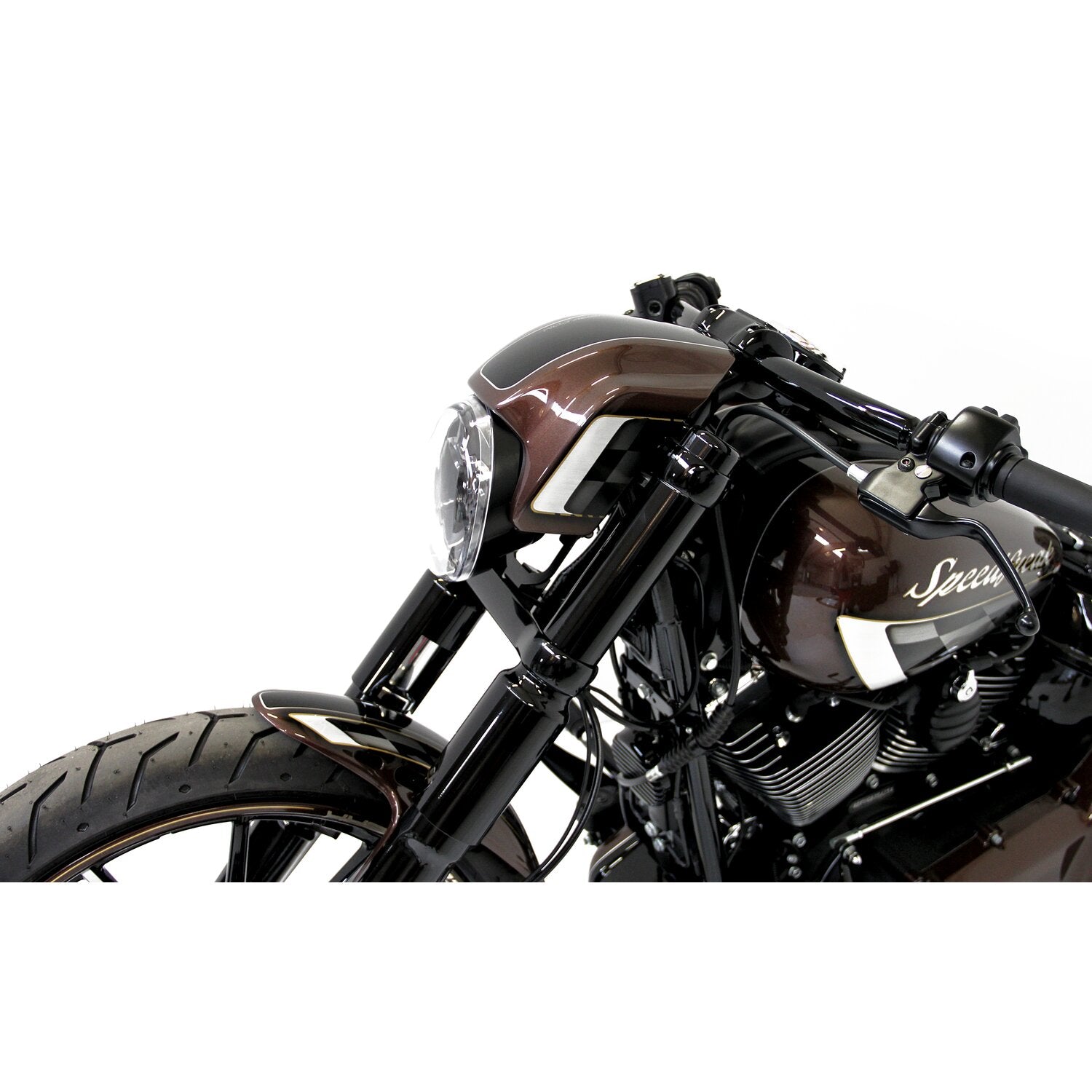 Cult-Werk LED headlamp kit - Night Rod style - Matte black