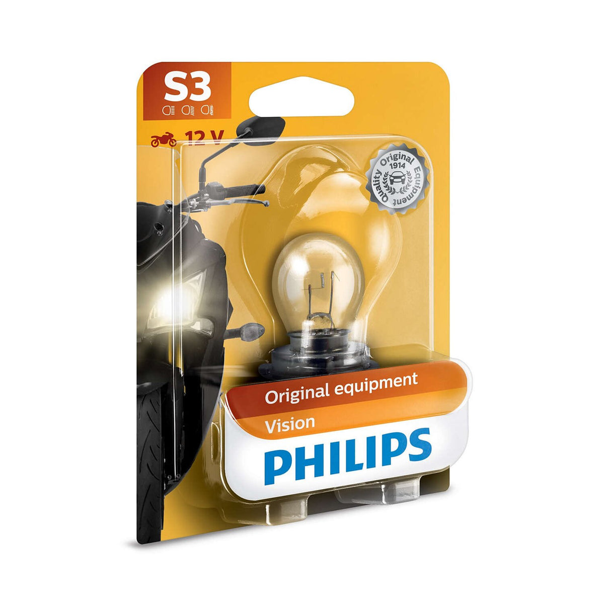 Philips Vision Moto headlamp bulb S3