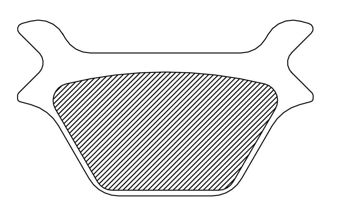 Drag Specialties Sintrede Metal Bremseklodser Til Harley-davidson - Bag