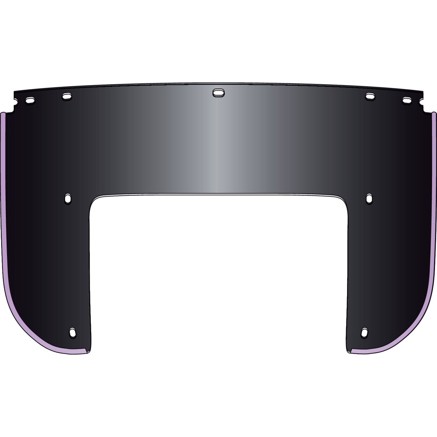 National Cycle Beaded 7-bolt lower window - Black