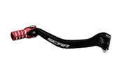 Scar Gear Shift Lever - Forged Aluminum, Black/red