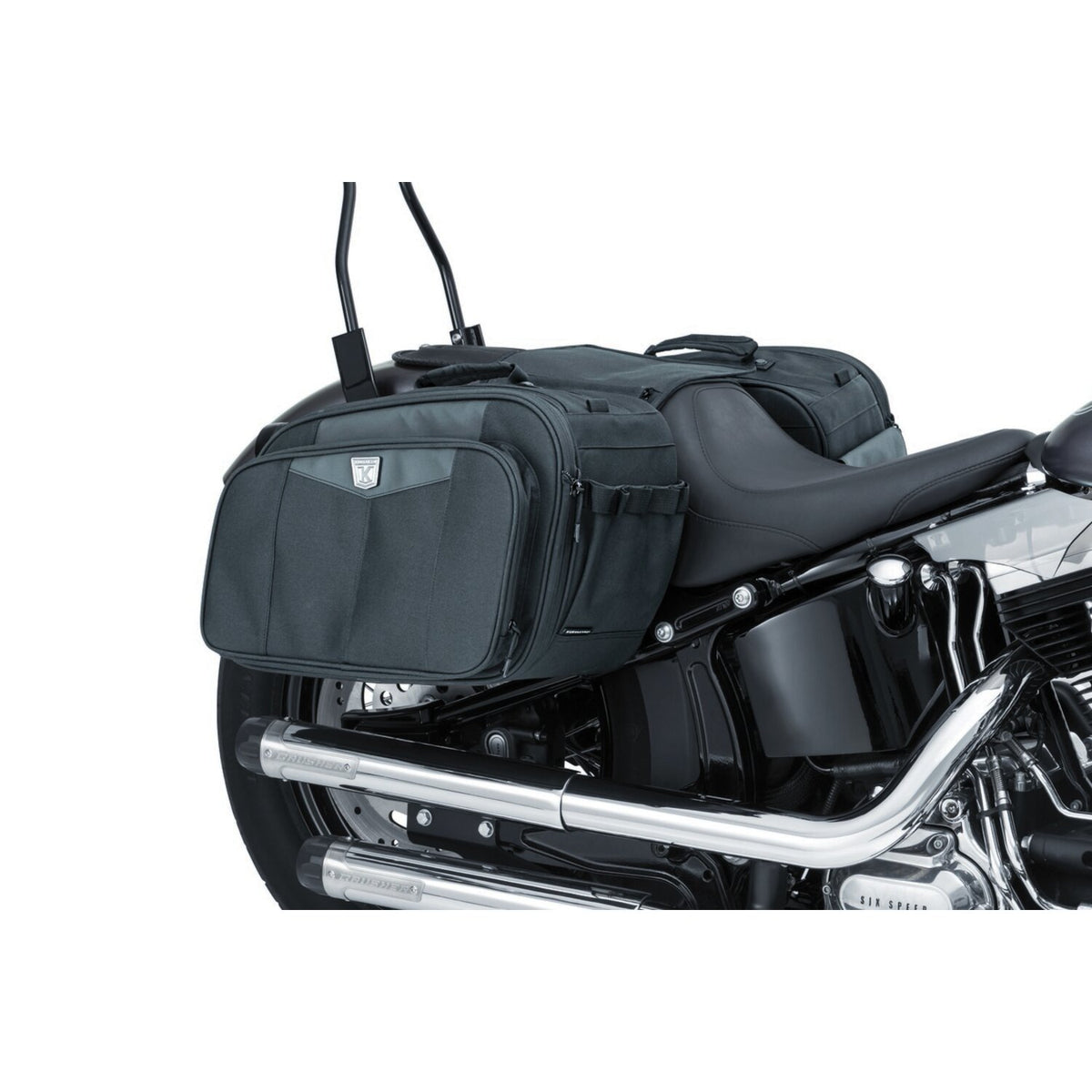 Kuryakyn Momentum outrider throw-over saddlebags - Black