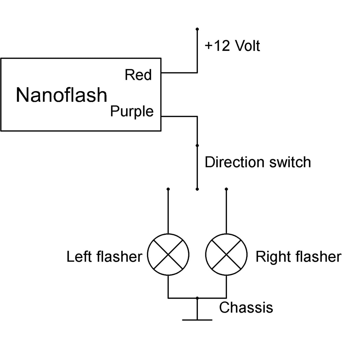 Elektronikbox Axel Joost Elektronik Nanoflash turn signal flasher