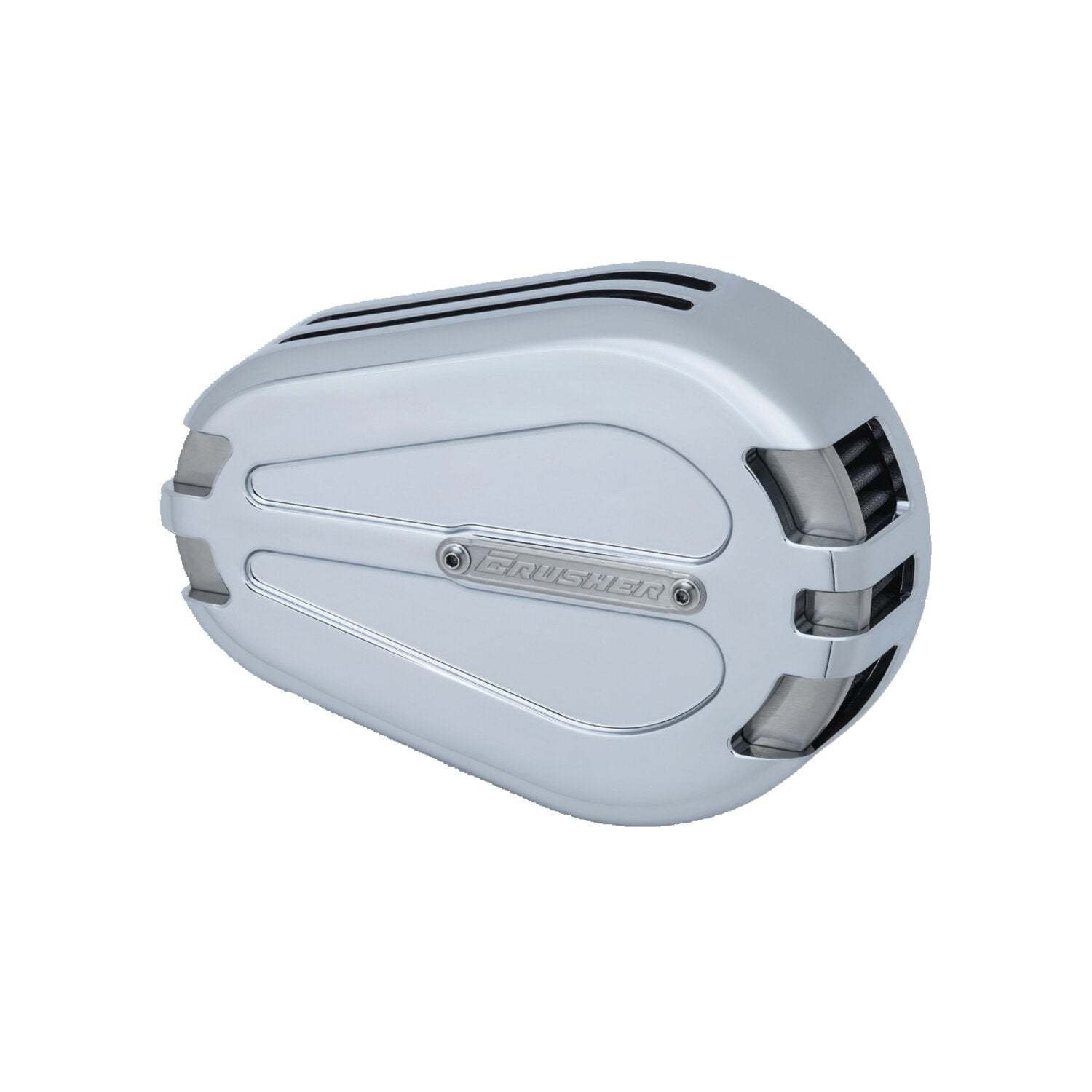 Crusher Maverick Pro air cleaner assembly - Chrome