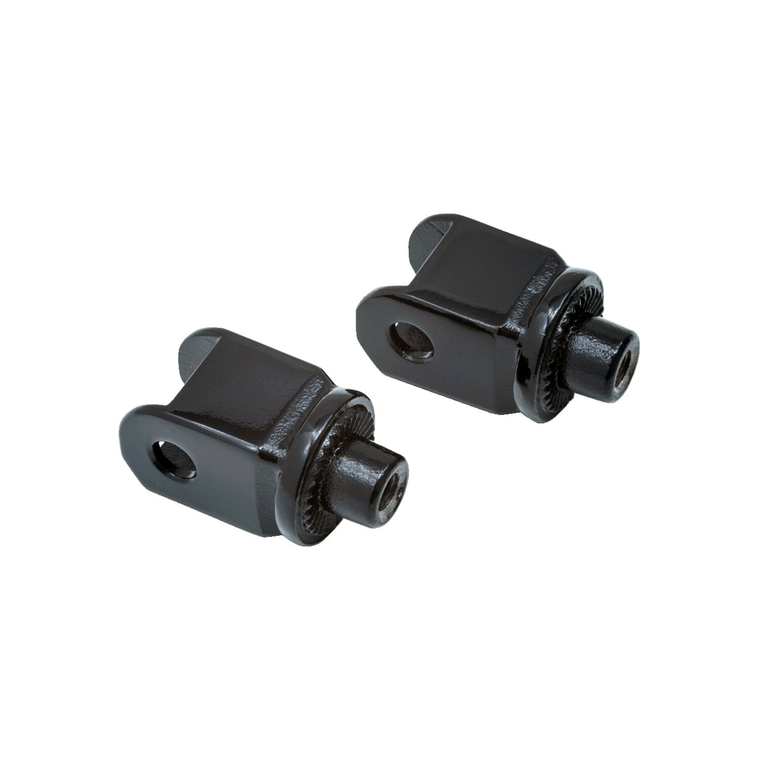 Kuryakyn Footpeg adapter splined gloss black