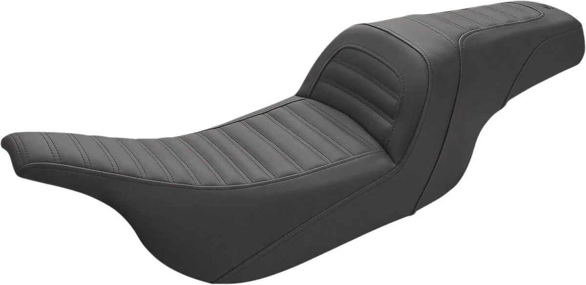 Saddlemen Slim Roll & Pleat Seat - For Harley Davidson