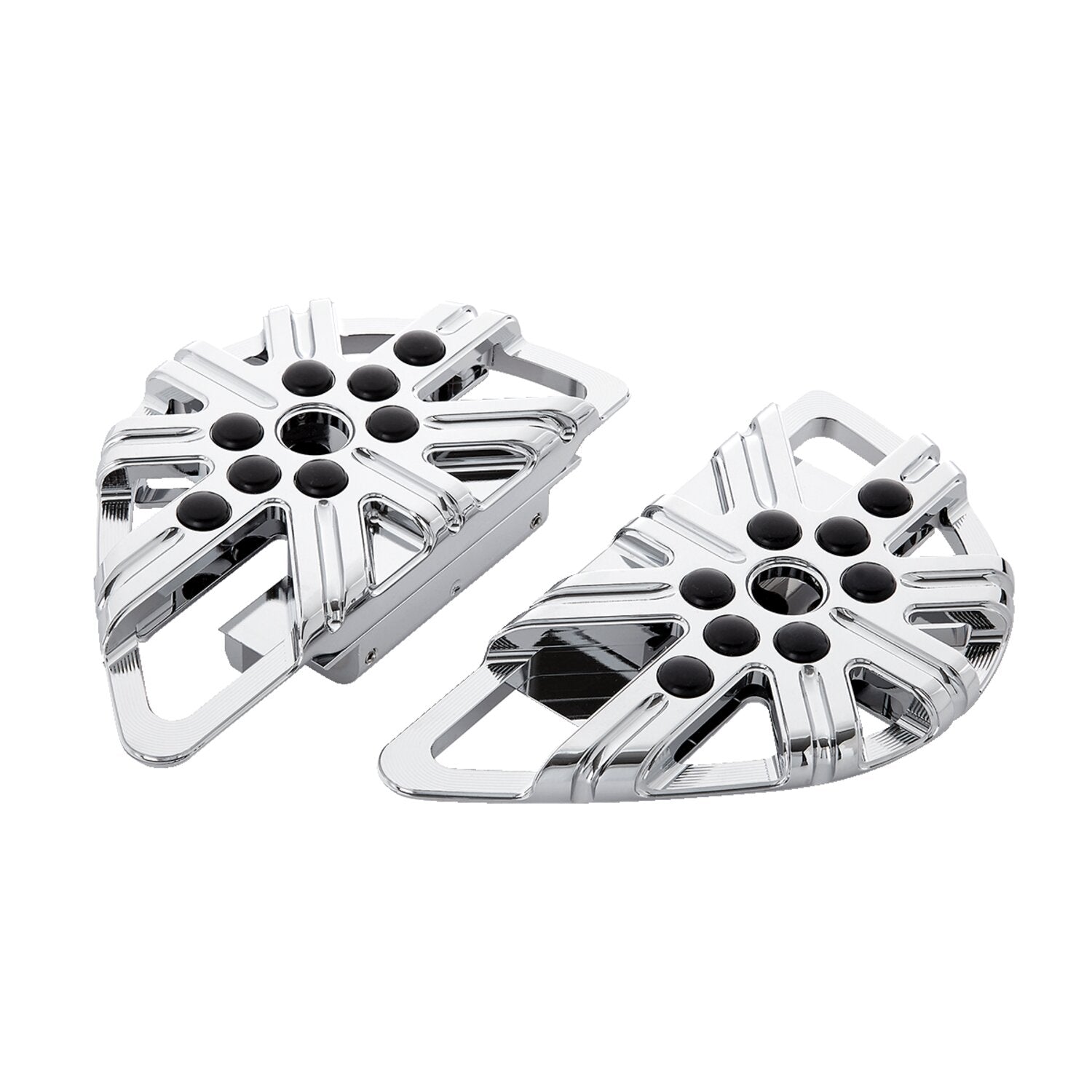 Arlen Ness 10-gauge mini rider floorboards - Chrome