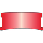 National Cycle repl - adj - lower window (style D) - Red