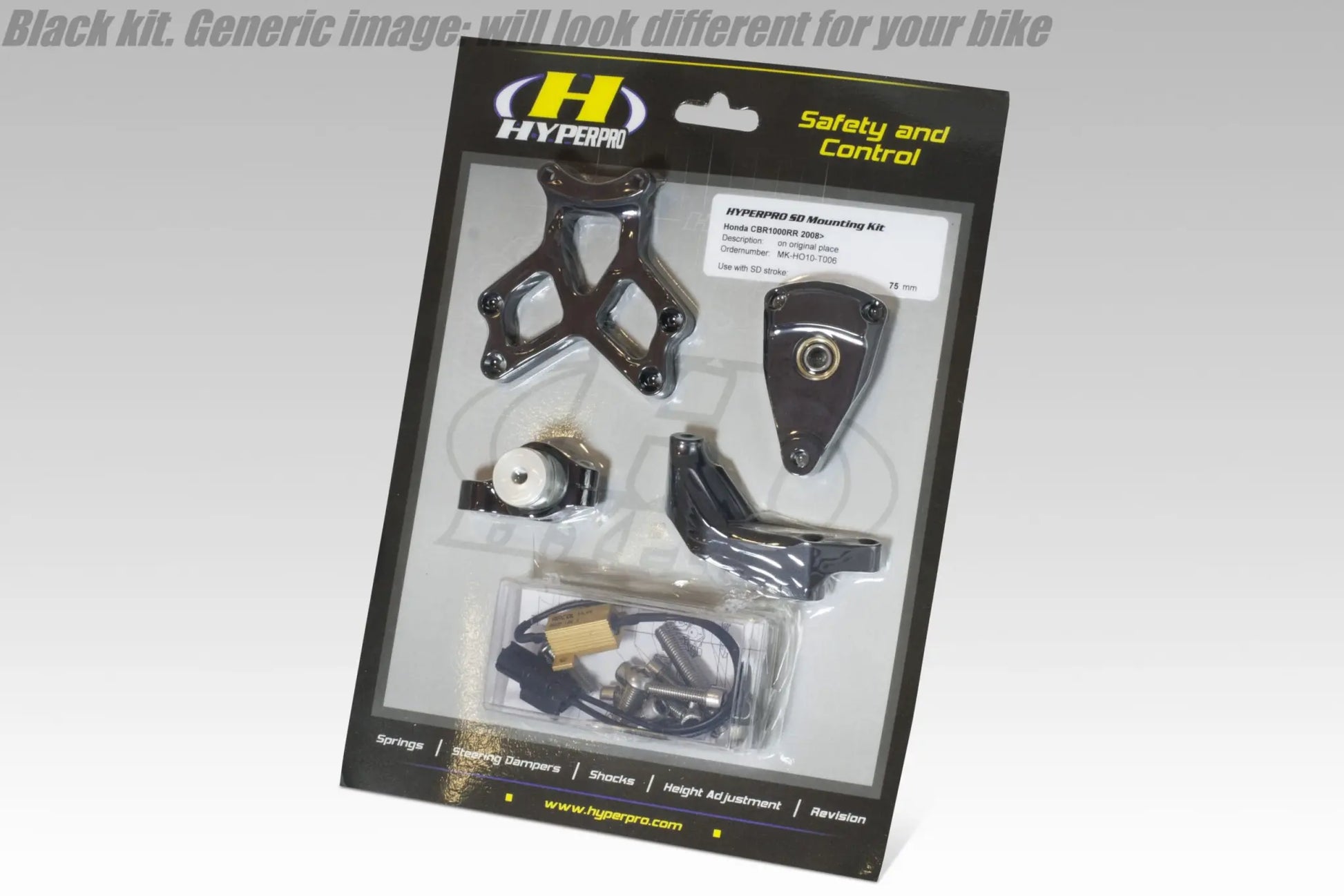 HYPERPRO Steering Damper Mounting Kit