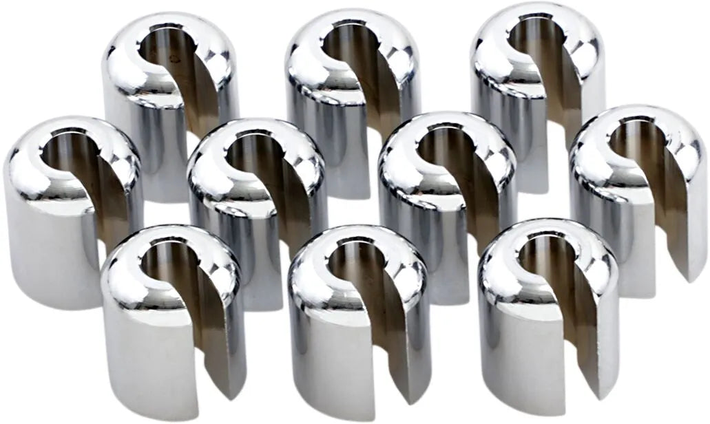 K&L SUPPLY Chrome/Zinc Spoke Wheel Weights for Motorcycles