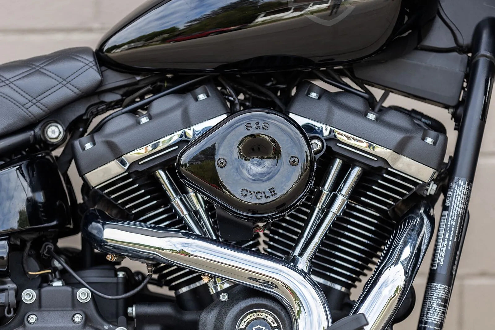 S&s Cycle Stealth Air Cleaner Cover - Black