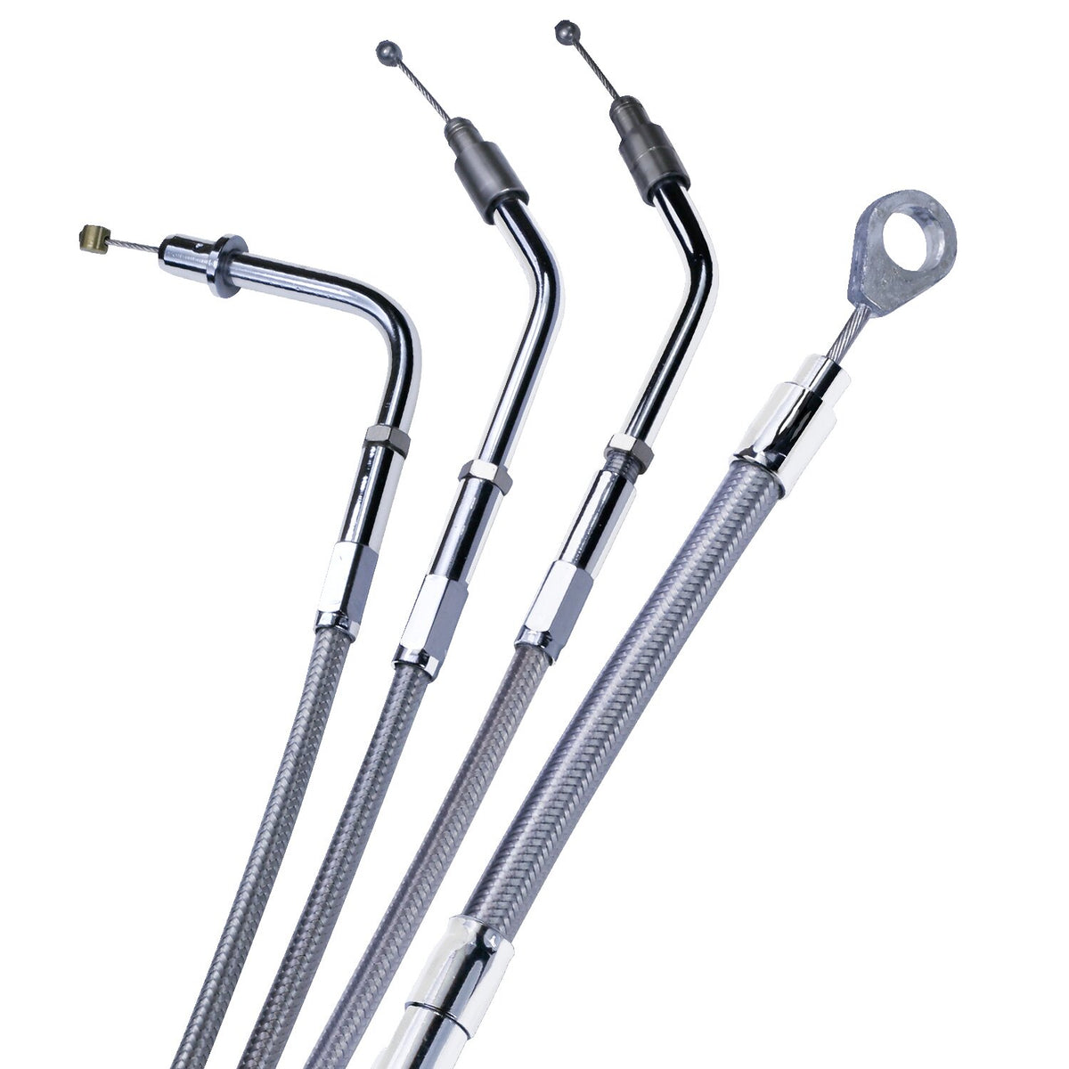 Barnett throttle (pull) cable - Braided - +8"