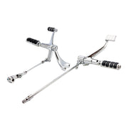MCS Evo XL forward control kit - ISO pegs - Chrome