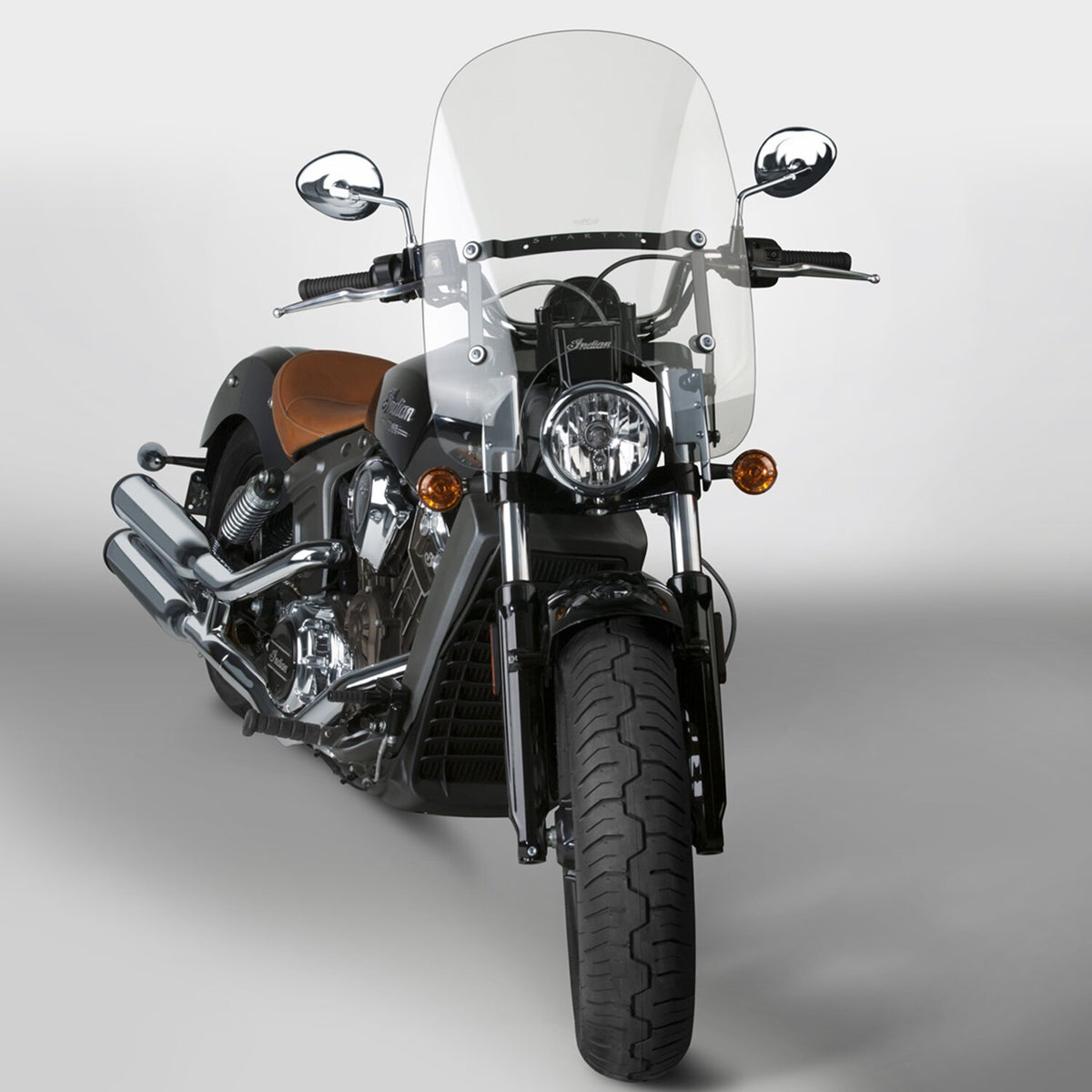 National Cycle Spartan® Quick Release Windshield - Clear 18.5''