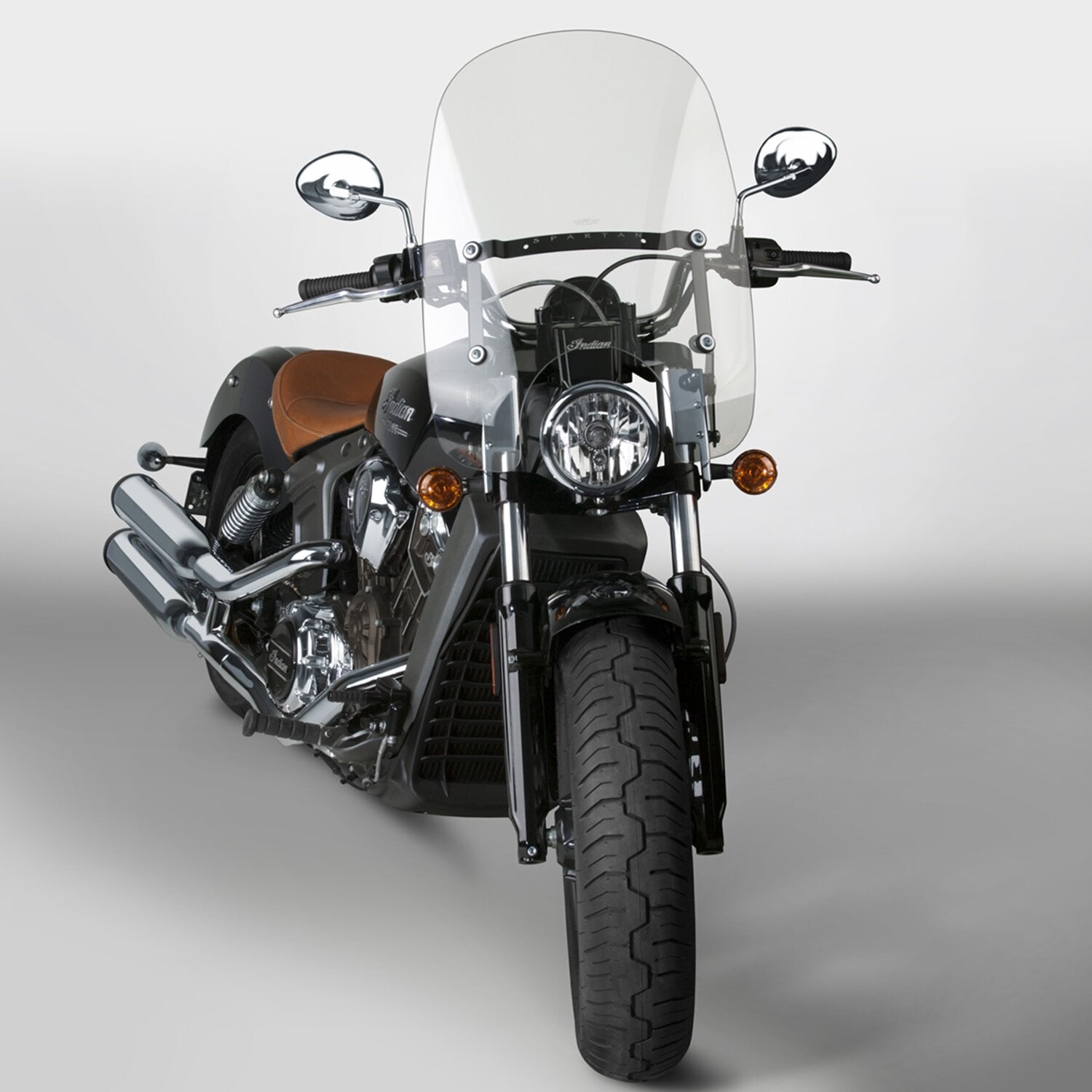 National Cycle Spartan® Quick Release Windshield - Clear 18.5''