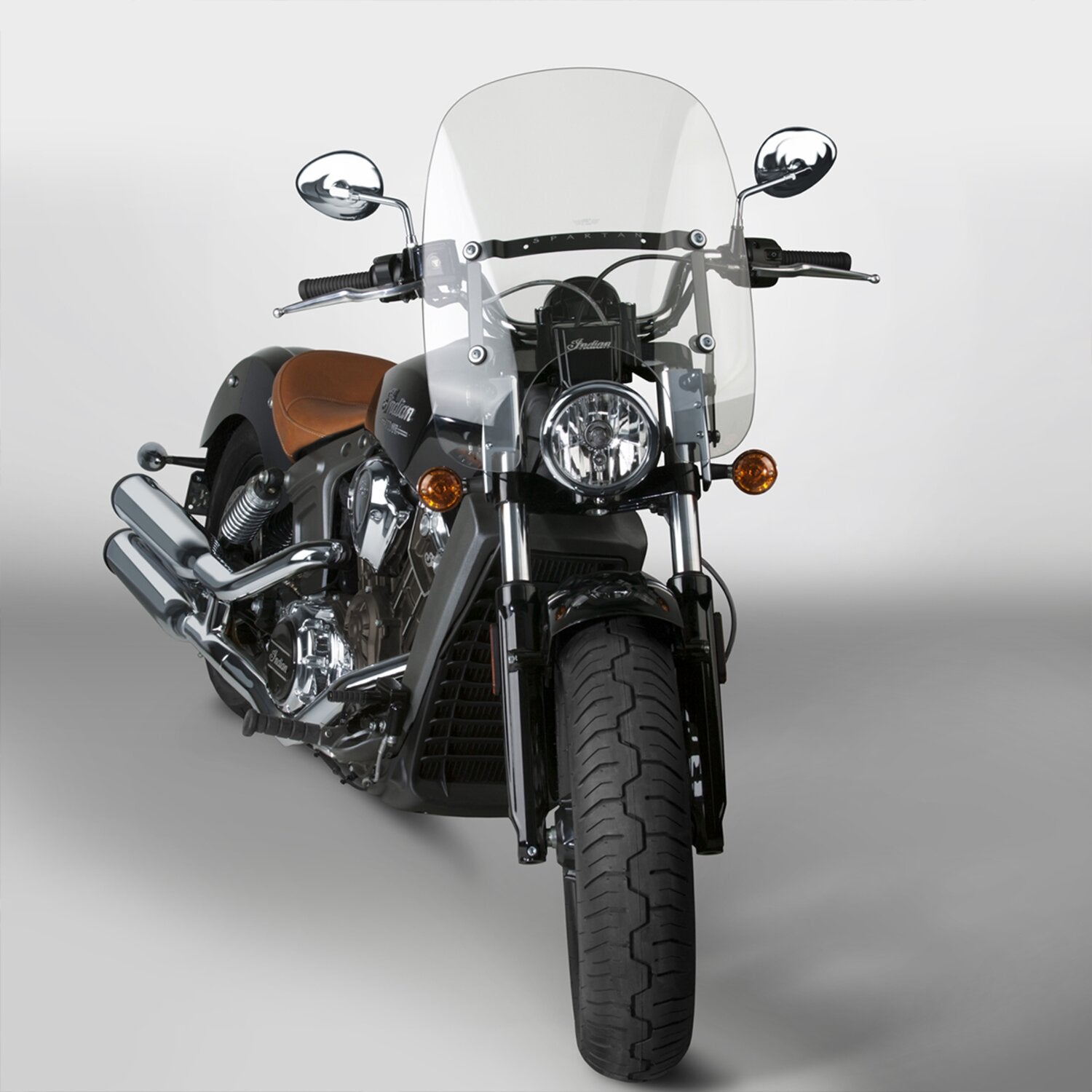 National Cycle Spartan® Quick Release Windshield - Clear 16.25''
