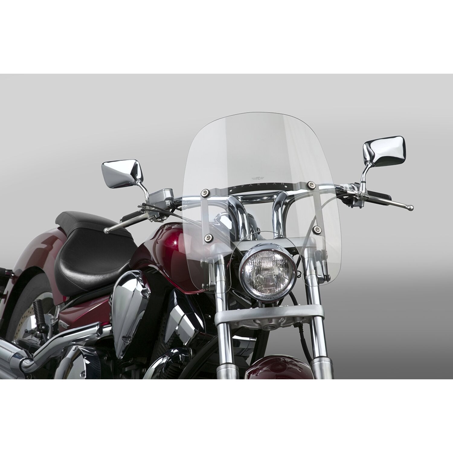 National Cycle Spartan® Quick Release Windshield - Clear 16.25''