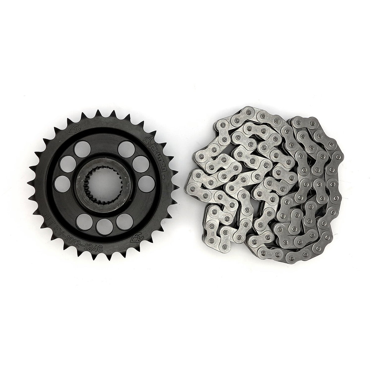 Evolution Industries solid motor sprocket & chain kit - 30T