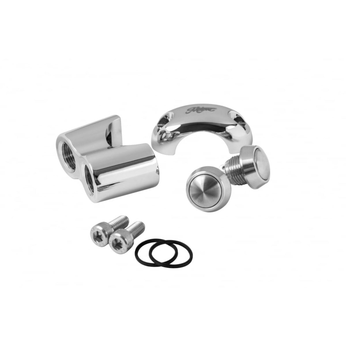 Motone micro switch with 2 buttons - Chrome