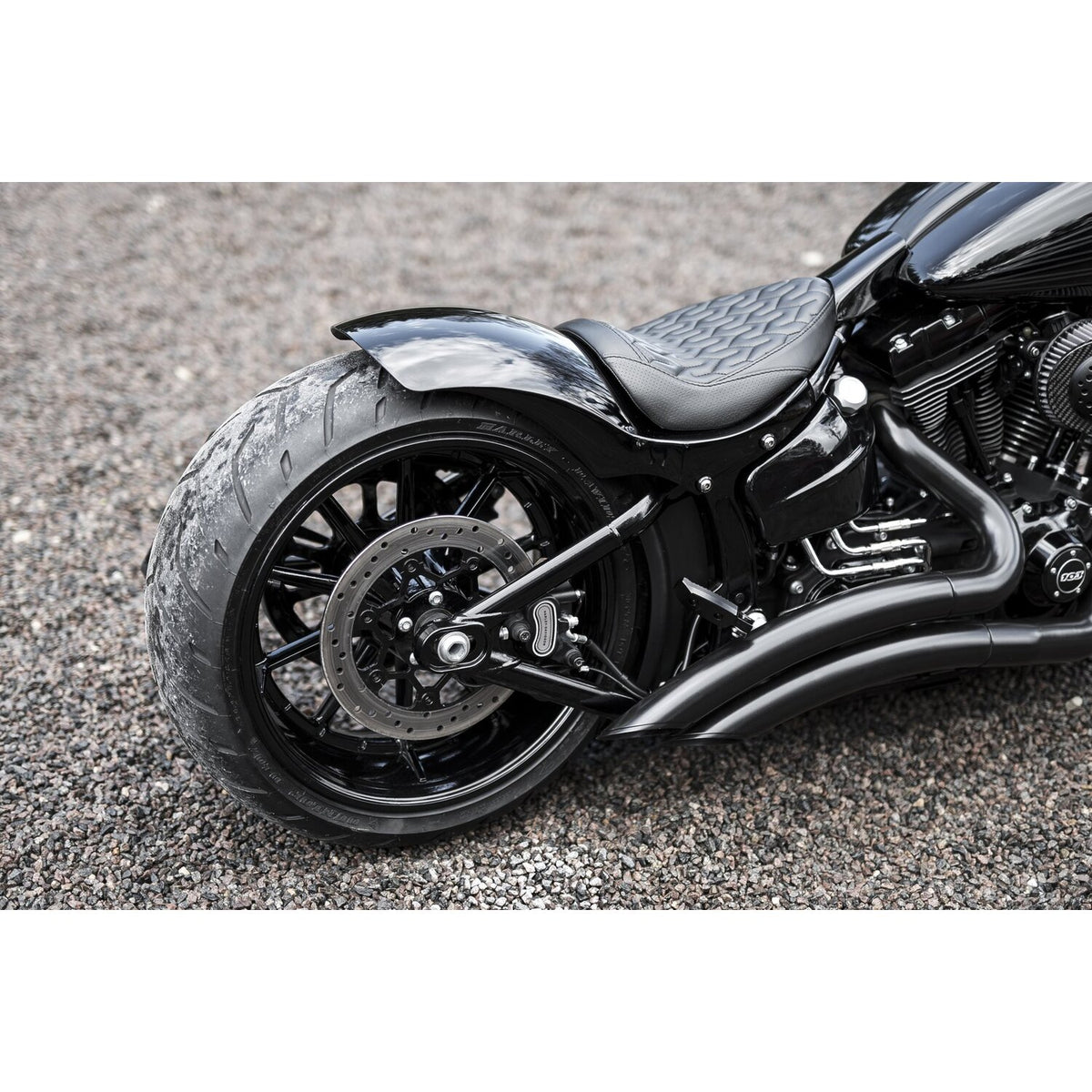 Killer Custom solo seat rear fender 'Short Oval'