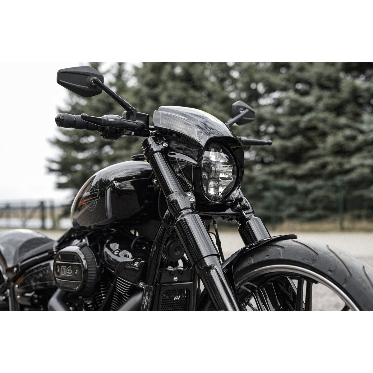 Killer Custom 'Aggressor' series full fork cover set - Black