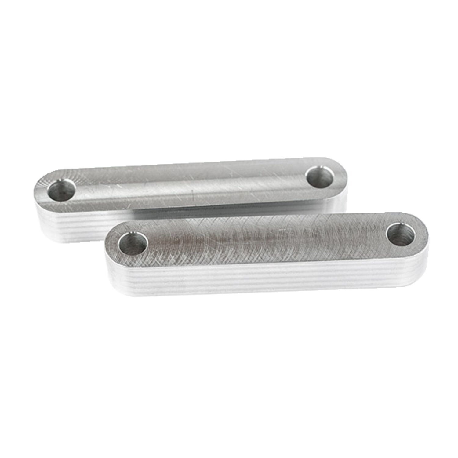 Killer Custom front fender spacers - Raw aluminum
