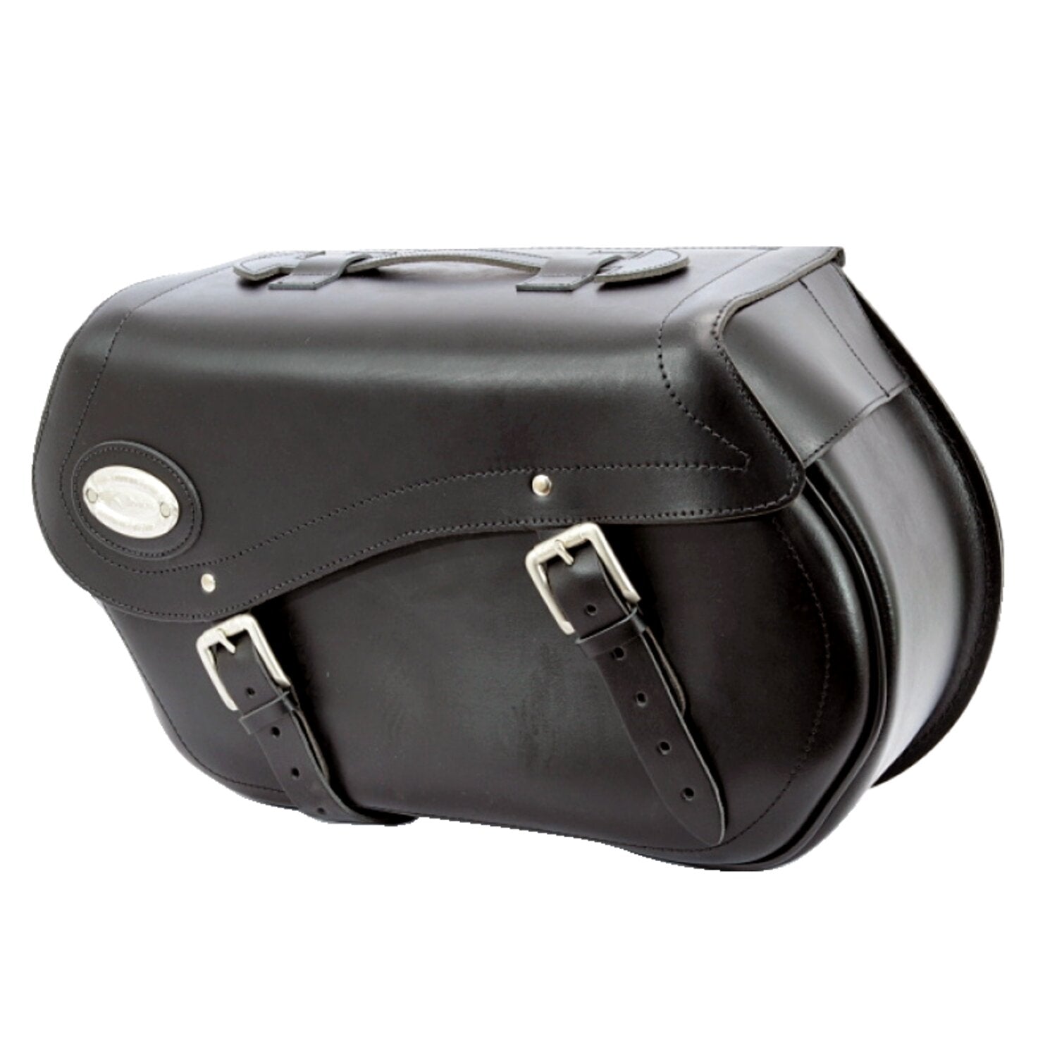 Longride leather smooth saddlebags #153